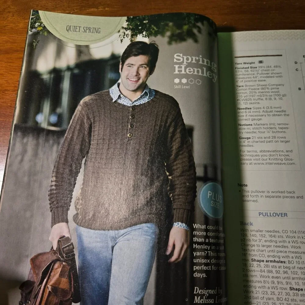 Love of Knitting magazine Spring 2017 - patterns for variegated yarn GOOD